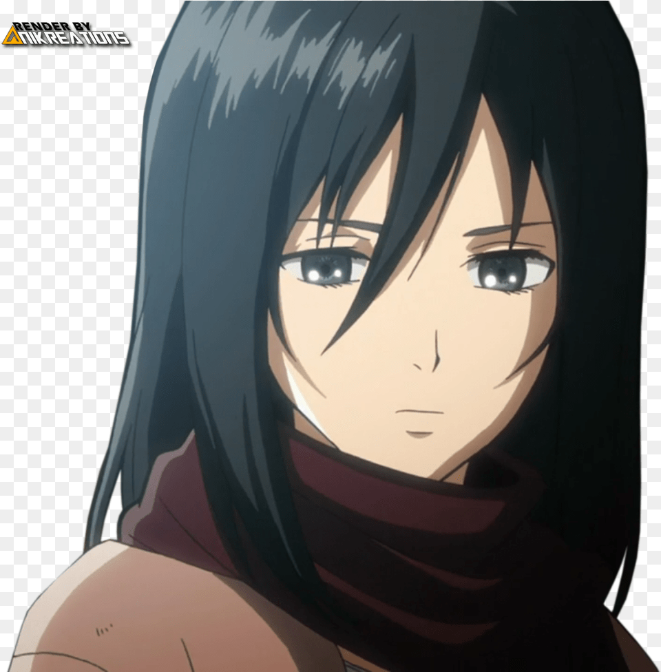 Anime Render Mikasa Ackerman, Adult, Publication, Person, Female Free Transparent Png