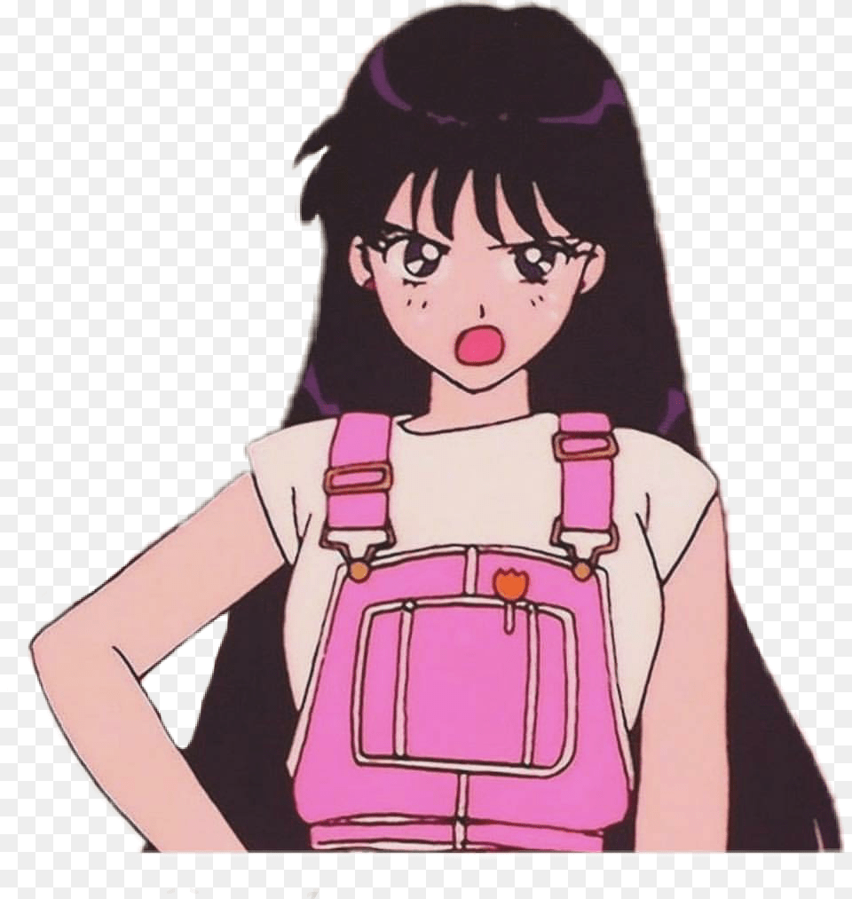 Anime Retro Anime 90s Retro, Accessories, Person, Handbag, Female Free Png Download
