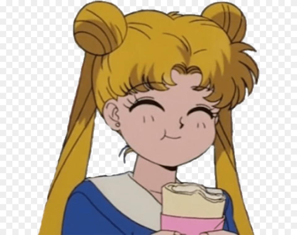 Anime Sailormoon Aesthetic Happy Sticker Freetoedit Anime Aesthetic, Baby, Person, Head, Face Free Transparent Png