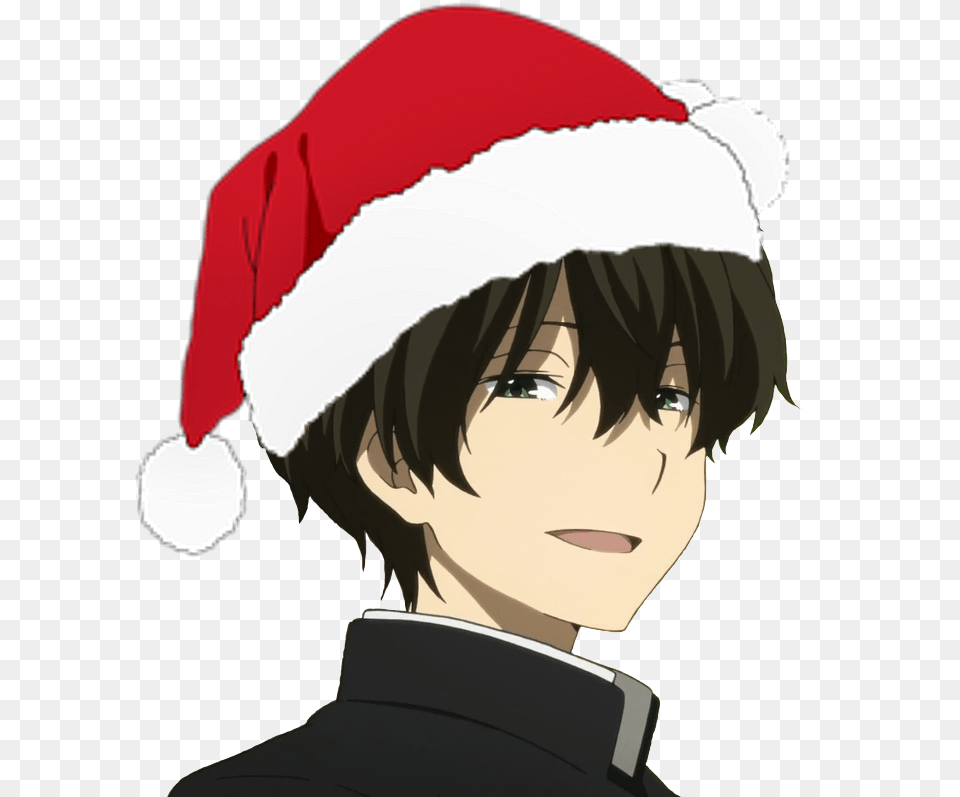 Anime Santa Hat, Book, Publication, Comics, Adult Free Transparent Png