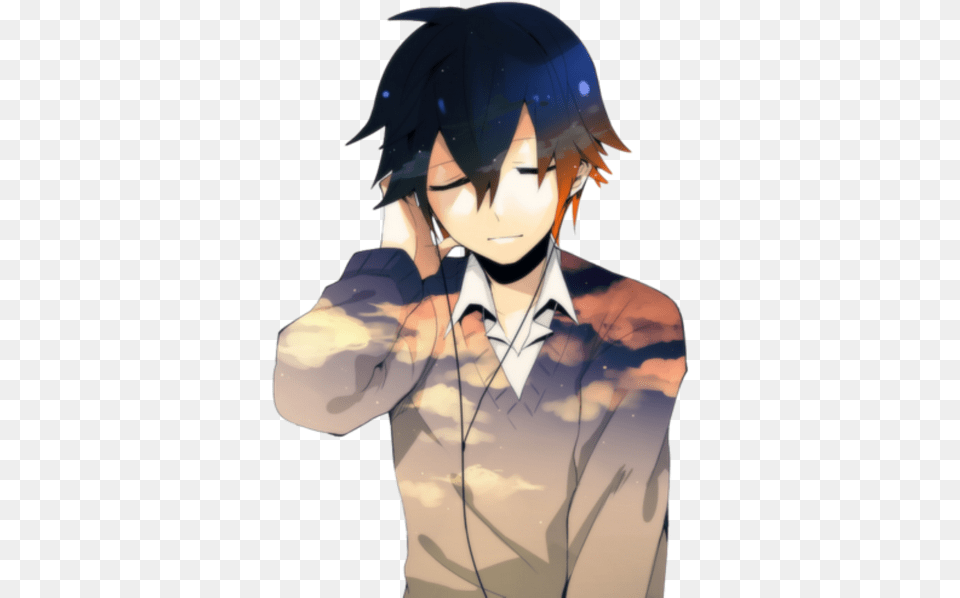 Anime School Boy Images Anime Boy Hd Wallpaper For Android, Publication, Book, Comics, Person Png