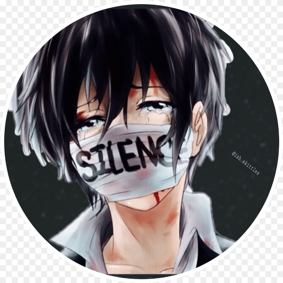 Anime Shhh Sad Anime Silence Transparent Cartoon Jingfm Sad Anime Boy, Adult, Publication, Person, Woman Png