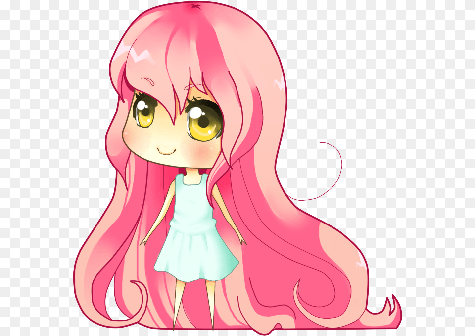 Anime Shining Star Chibi Anime Girls With Pink Hair, Book, Comics, Publication, Adult Free Png