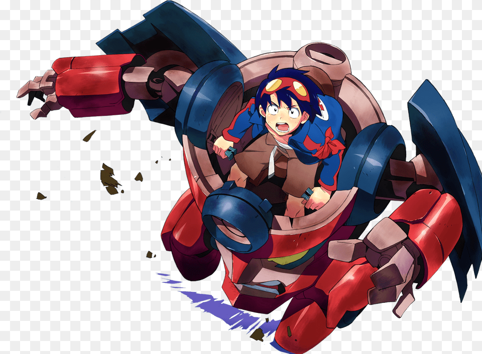 Anime Simon Simonthedigger Lagann Gurrenlagann Tengen Toppa Gurren Lagann, Face, Head, Person, Baby Png Image