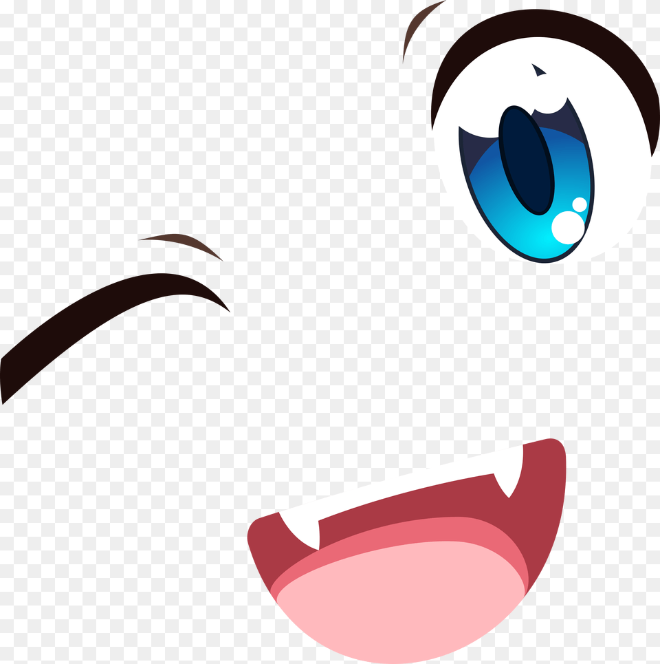 Anime Smile Image, Body Part, Mouth, Person Free Transparent Png
