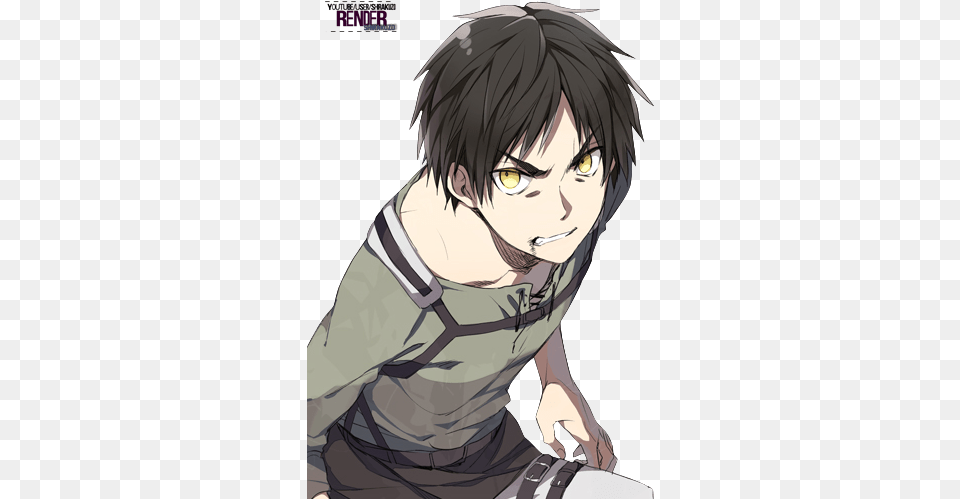 Anime Snk And Eren Jaeger Image Attqck On Titan Fanfic, Adult, Person, Man, Male Free Png
