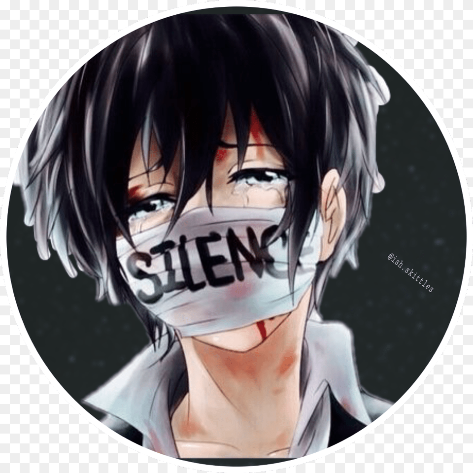 Anime Sticker Silence Anime, Adult, Publication, Person, Woman Png Image