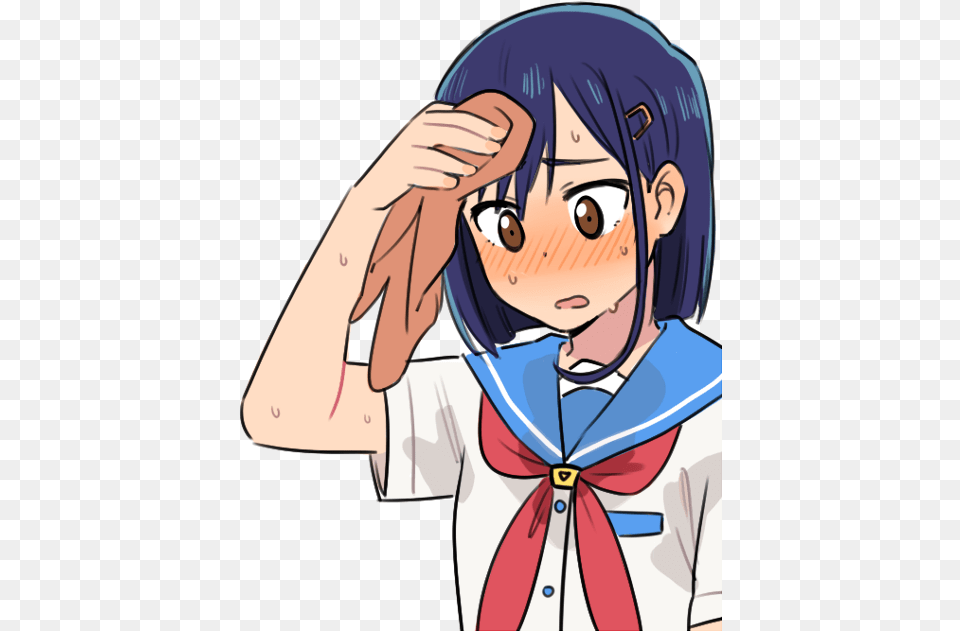 Anime Sweat Flip Flappers Cocona Sweat, Publication, Book, Comics, Adult Free Transparent Png