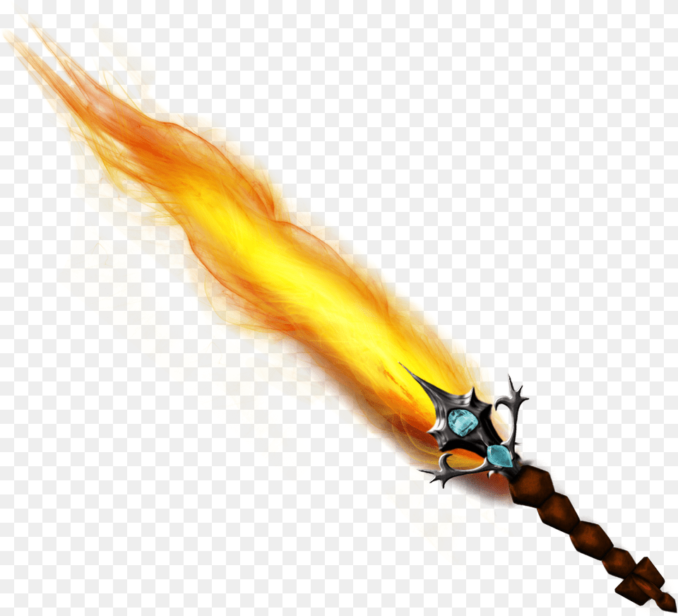 Anime Sword Picture Sword On Fire, Weapon, Animal, Bird Png