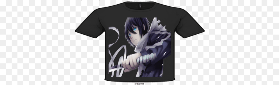 Anime T Shirt Noragami Yato Anime, Book, Clothing, Comics, Publication Png
