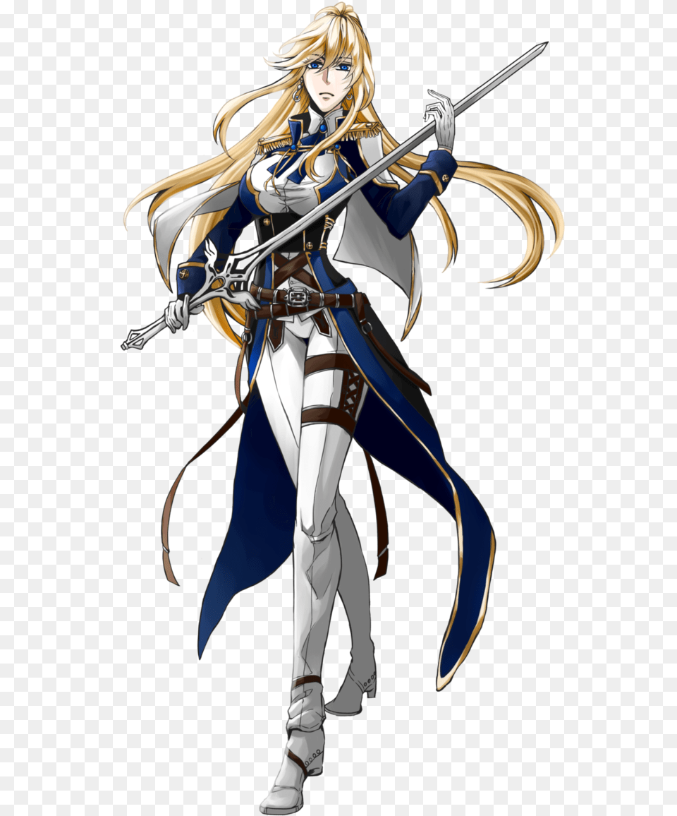 Anime Transparent Knight Royal Female Knight Anime, Book, Comics, Publication, Adult Png Image