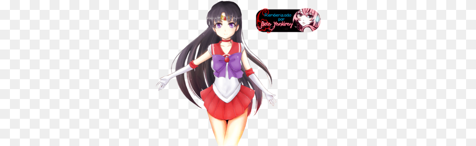 Anime U0026 Manga Renders Sailor Mars0 Baka Renders Hime Cut, Book, Comics, Publication, Adult Free Transparent Png