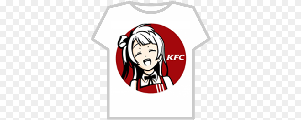 Anime Universes Kfc Logo Kfc Anime, T-shirt, Clothing, Person, Baby Png Image