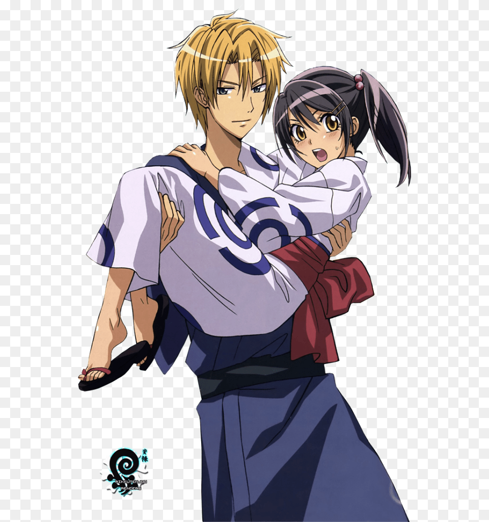 Anime Usui X Misaki, Adult, Publication, Person, Female Png Image