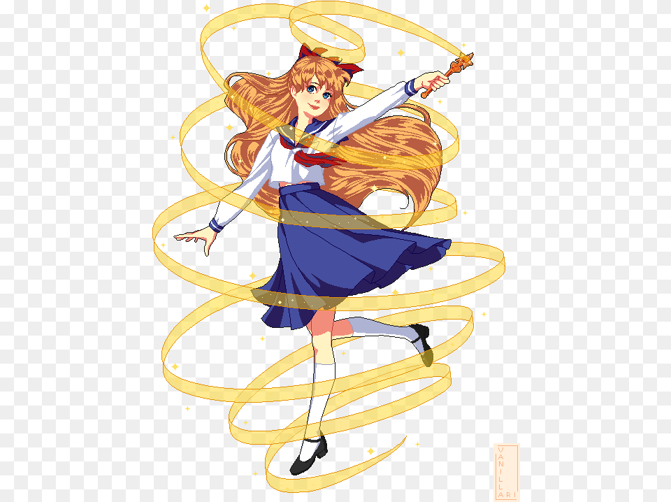 Anime Vanillari97 Bishoujo Senshi Sailor Moon Aino Cartoon, Book, Comics, Publication, Person Png Image