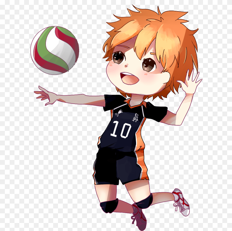 Anime Volleyball Chibi, Baby, Book, Comics, Publication Free Png