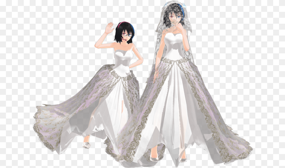 Anime Wedding Dresses Photo Wedding Dress, Wedding Gown, Clothing, Fashion, Gown Png Image