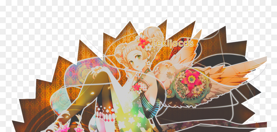 Anime Winged Girl By Lekijocds Egg Decorating, Art, Collage, Pattern, Graphics Free Transparent Png