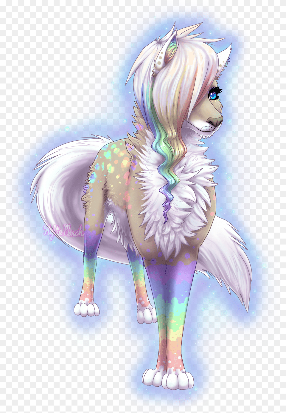 Anime Wolf Art, Adult, Book, Comics, Female Free Transparent Png