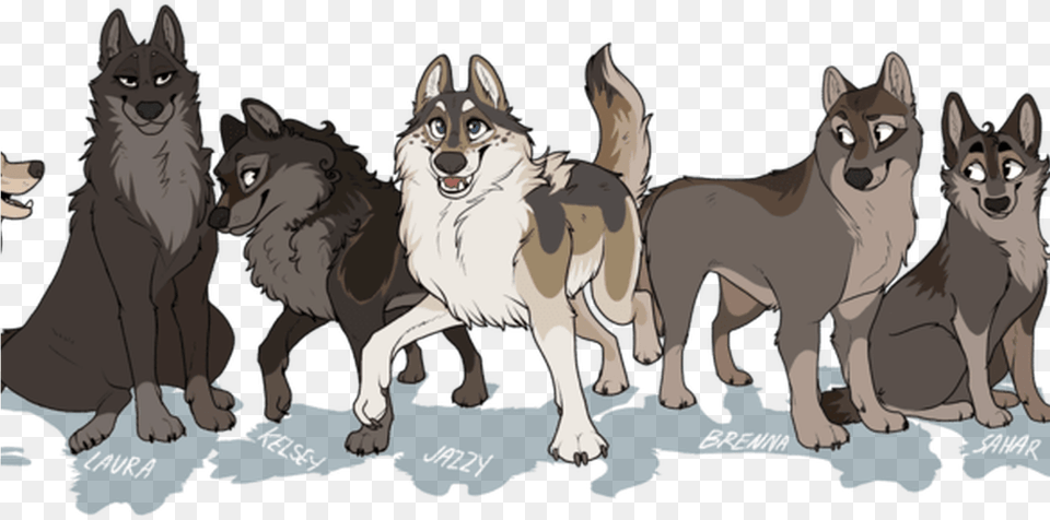 Anime Wolf Pack Fun Wolf Facts Ranks Of Wolf Packs, Animal, Canine, Pet, Dog Png