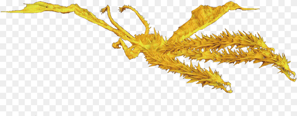 Animeghidorah Anime King Ghidorah Full Body, Leaf, Plant, Dragon Png Image