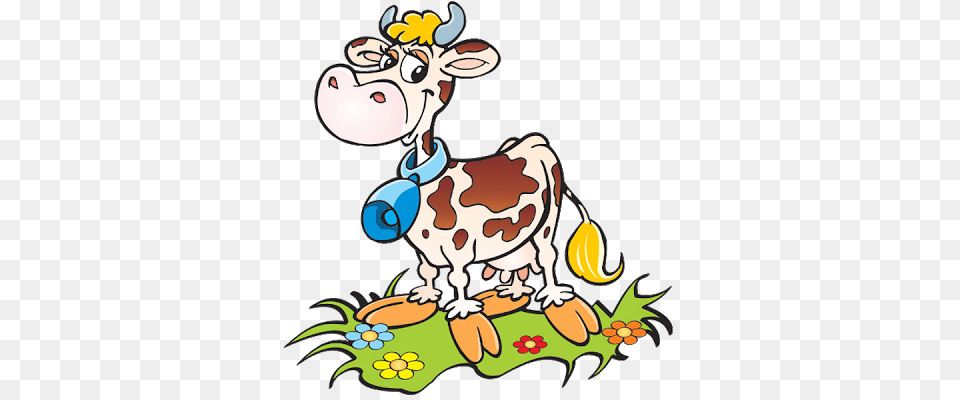 Animl Clipart Funny Farm, Animal, Cattle, Cow, Dairy Cow Png Image