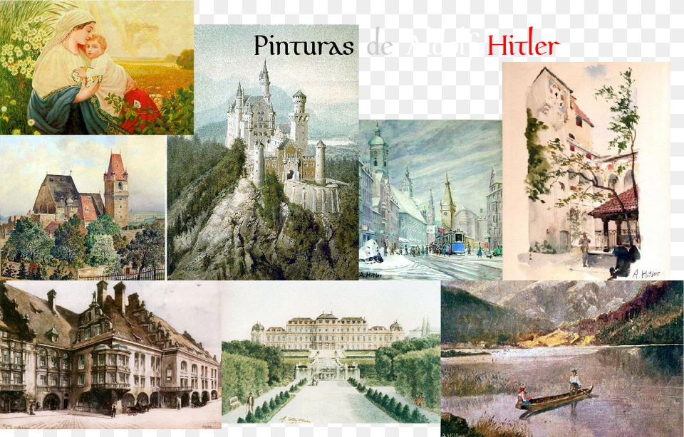 Aniversario Del Nacimiento De Adolf Hitler Gallery Wrapped Canvas Art Print 8 X 10 Entitled Adolf, Architecture, Building, Painting, Adult Free Transparent Png