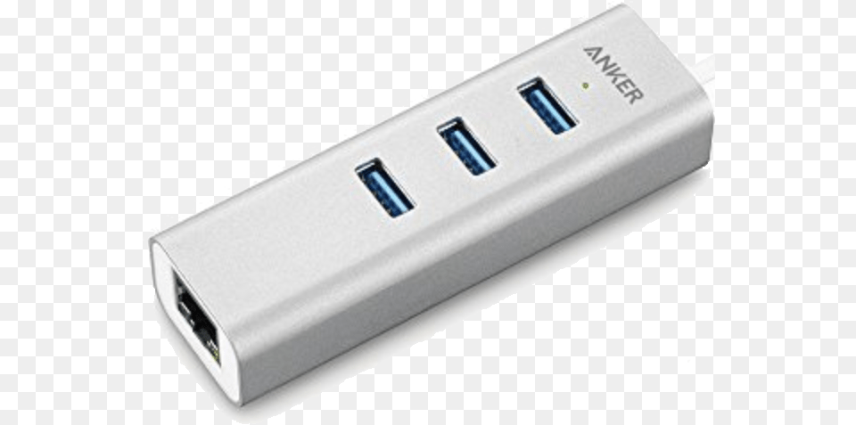 Anker Usb Hub Ethernet 01 Ethernet Port, Electronics, Hardware Free Png Download