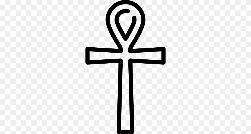 Ankh, Cross, Symbol, Cutlery, Spoon Free Png Download