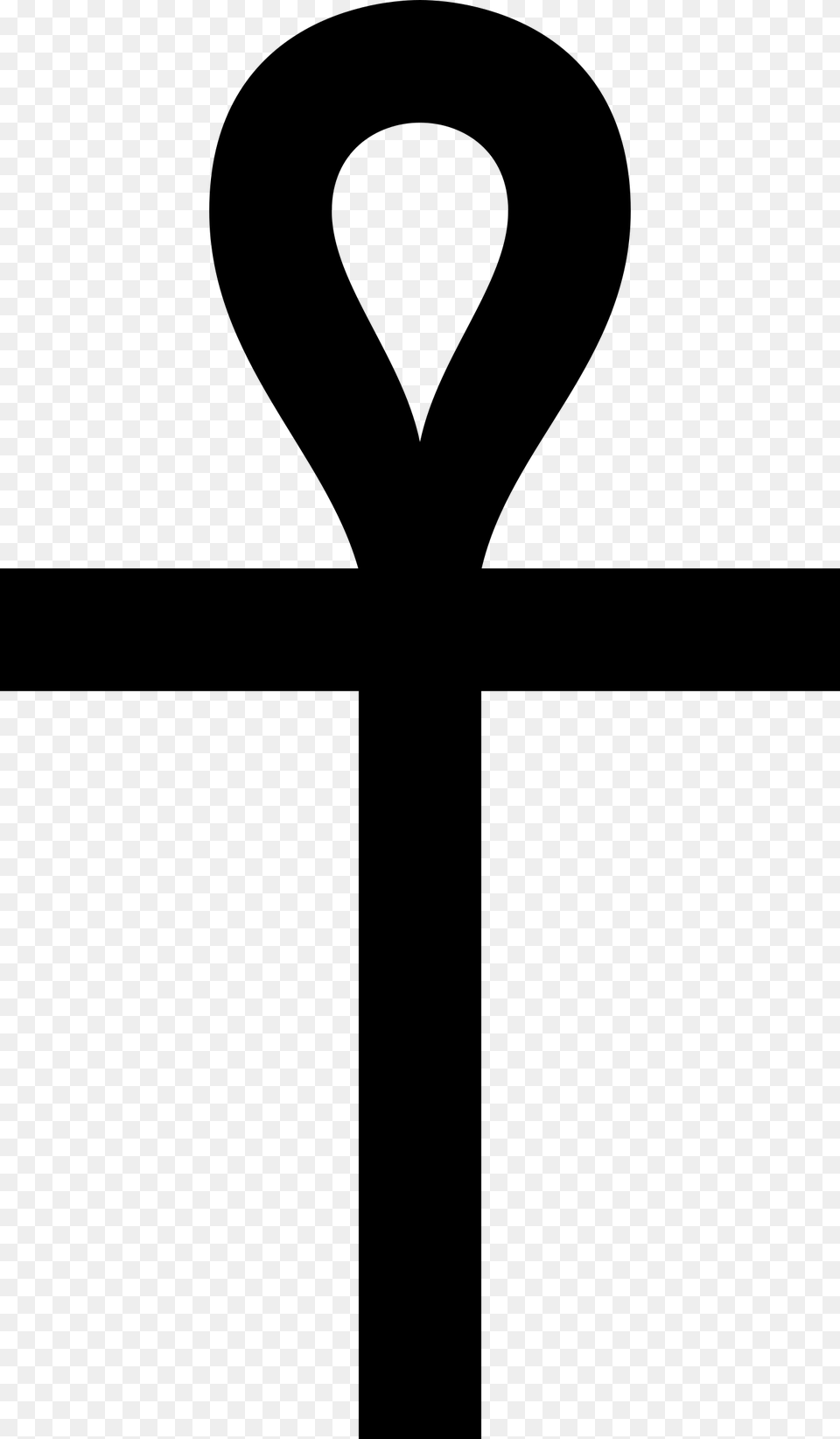 Ankh, Gray Free Transparent Png