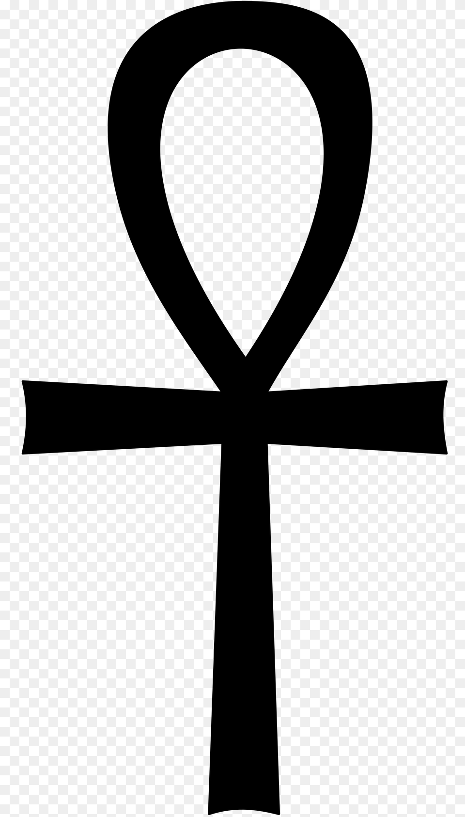 Ankh Clipart, Gray Free Png