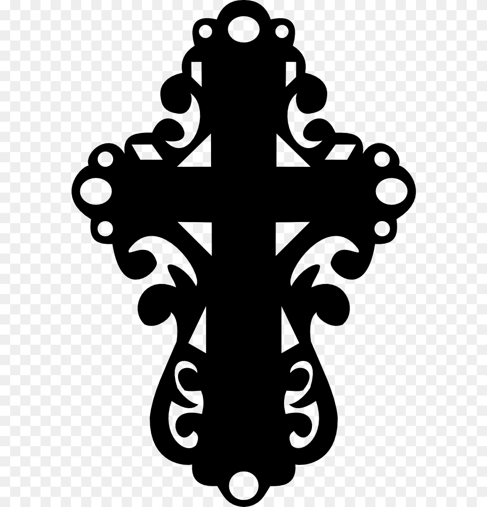 Ankh Cross, Stencil, Symbol, Silhouette, Animal Free Transparent Png