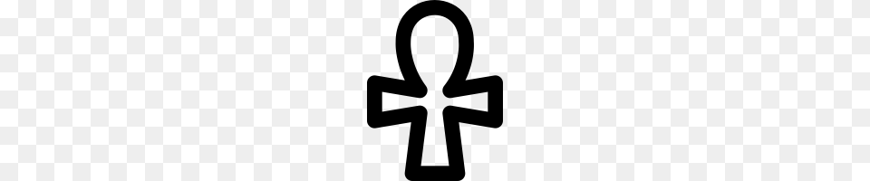 Ankh Icons Noun Project, Gray Free Png