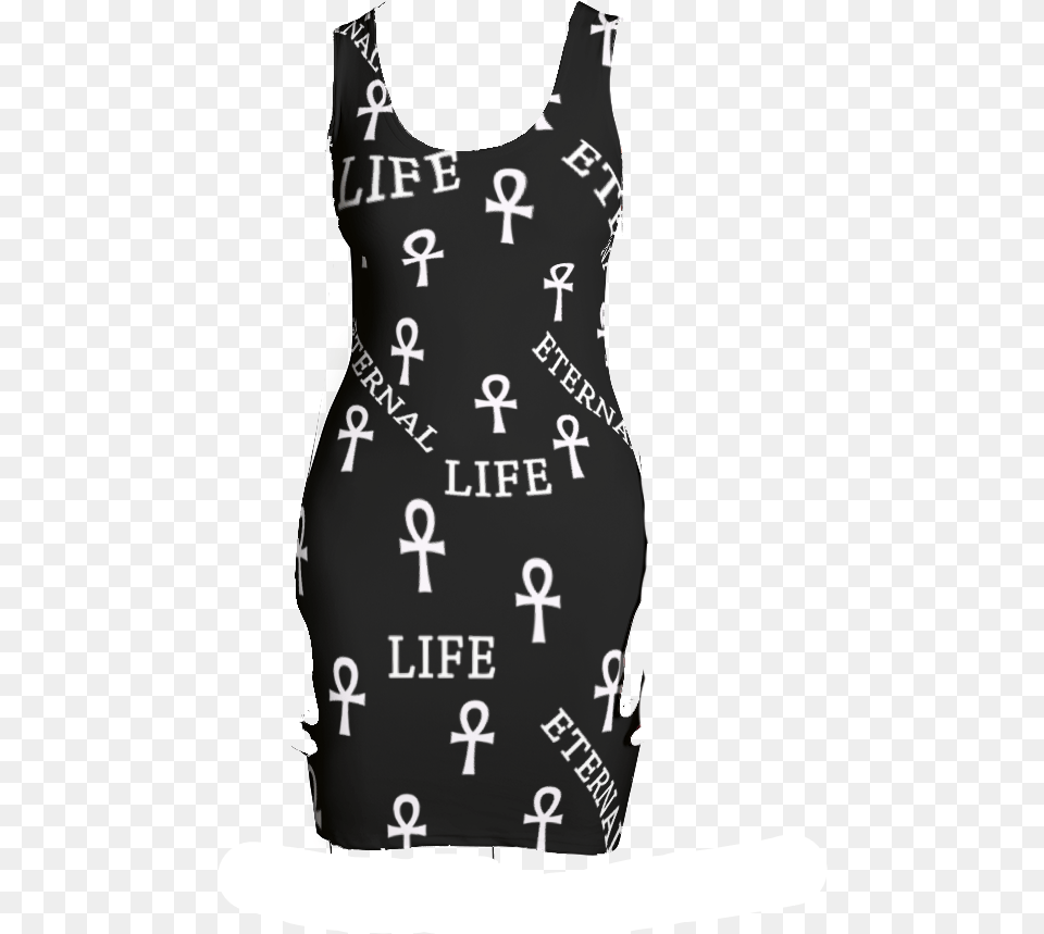 Ankh Of Life Dress Active Tank, Clothing, Vest, Text, Tank Top Png Image