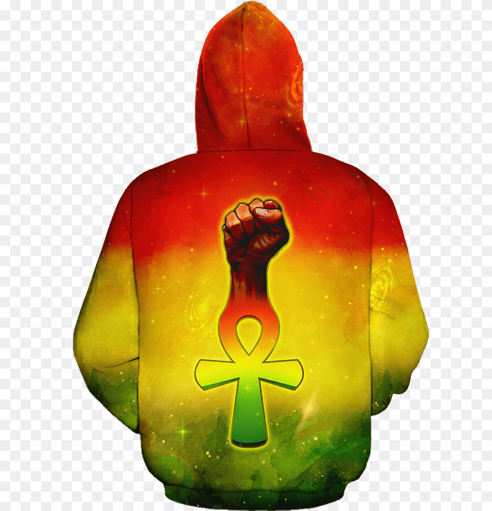 Ankh Power Fist All Over Hoodieclass Carving, Sweatshirt, Sweater, Knitwear, Hoodie Free Png Download