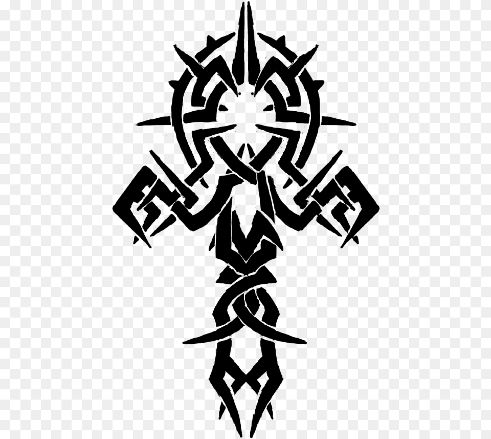 Ankh Tribal Tattoo Designs, Gray Free Png