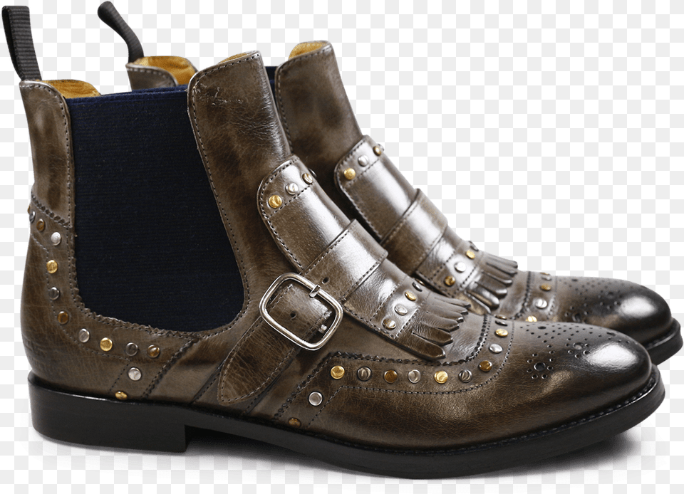 Ankle Boots Amelie 53 Stone Rivets Elastic Navy Melvin Et Hamilton Amelie, Clothing, Footwear, Shoe, Boot Free Transparent Png