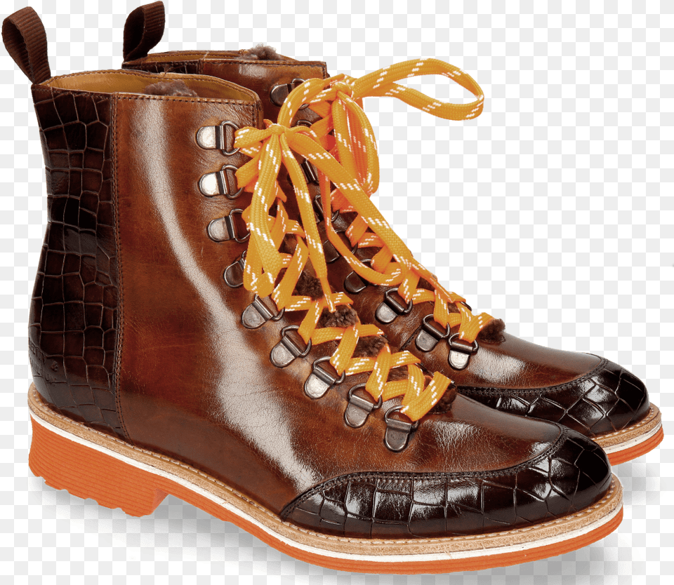 Ankle Boots Amelie 71 Crock Mogano Wood Tongue Sherling, Clothing, Footwear, Shoe, Boot Free Png Download
