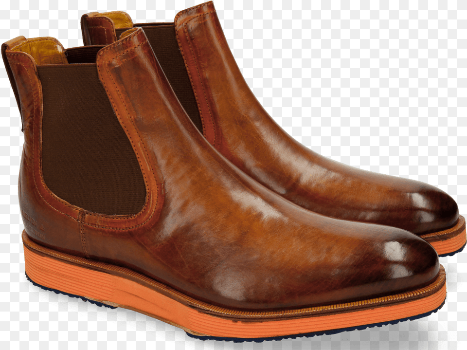 Ankle Boots Chris 2 Tan Shade Dark Orange Chelsea Boot, Clothing, Footwear, Shoe Free Png Download