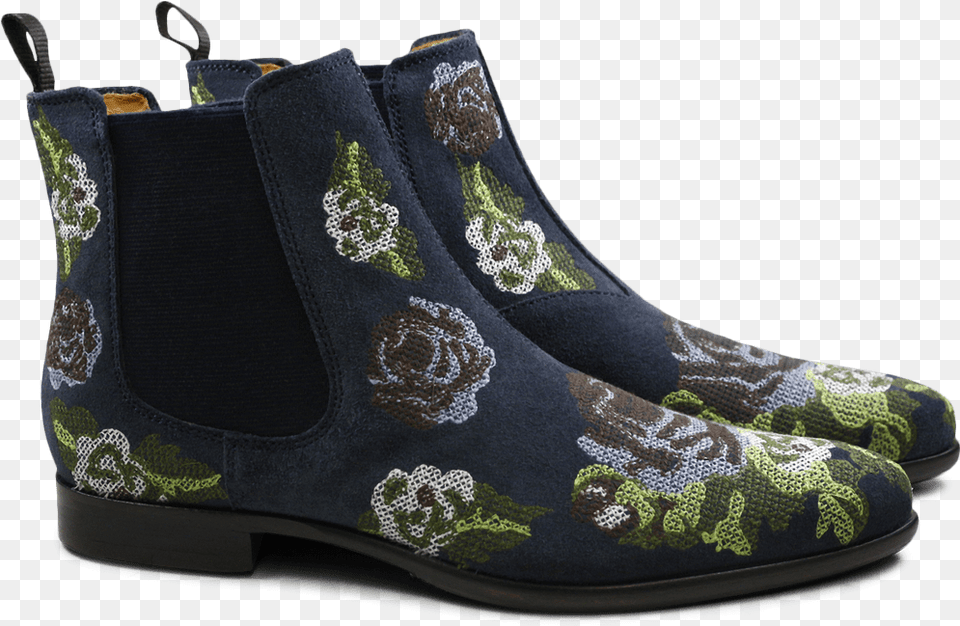 Ankle Boots Keira 6 Suede Navy Embrodery Classic Stiefeletten Melvin Amp Hamilton Keira 6 Suede Navy, Clothing, Footwear, Shoe Free Png Download