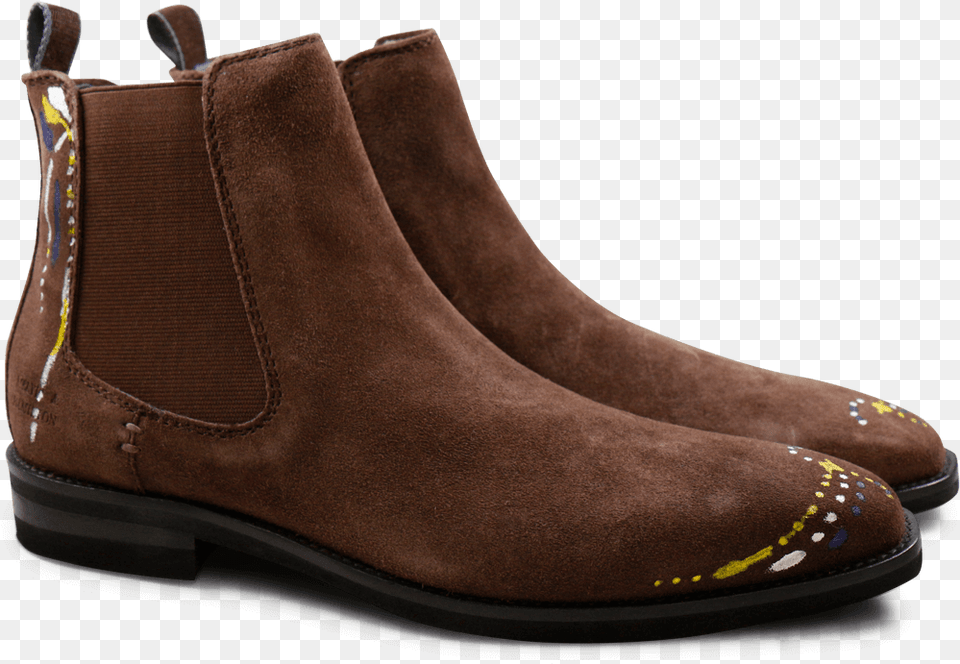 Ankle Boots Lance 5 Suede Coffee Color Drops Elastic Mens Born Boots, Clothing, Footwear, Shoe, Boot Free Png
