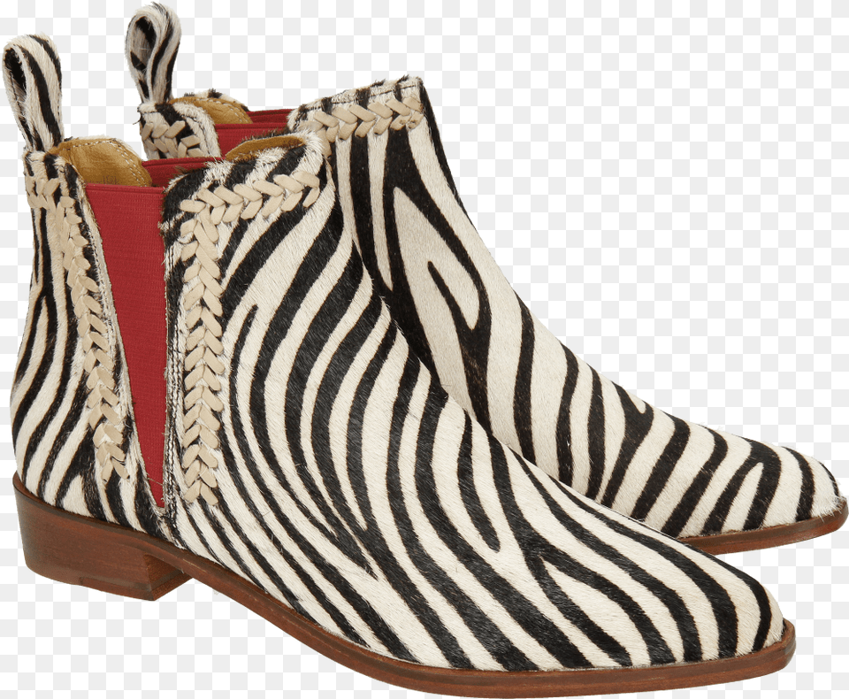Ankle Boots Marlin 10 Hairon Zebra Vacchetta Melvin Amp Hamilton, Clothing, Footwear, Shoe, Animal Free Png