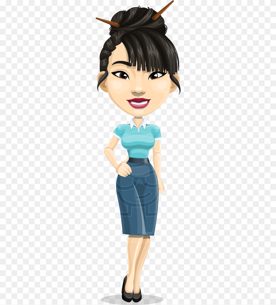 Ann Li The Classy Asian Lady Asian Lady Cartoon, Adult, Publication, Person, Female Free Transparent Png