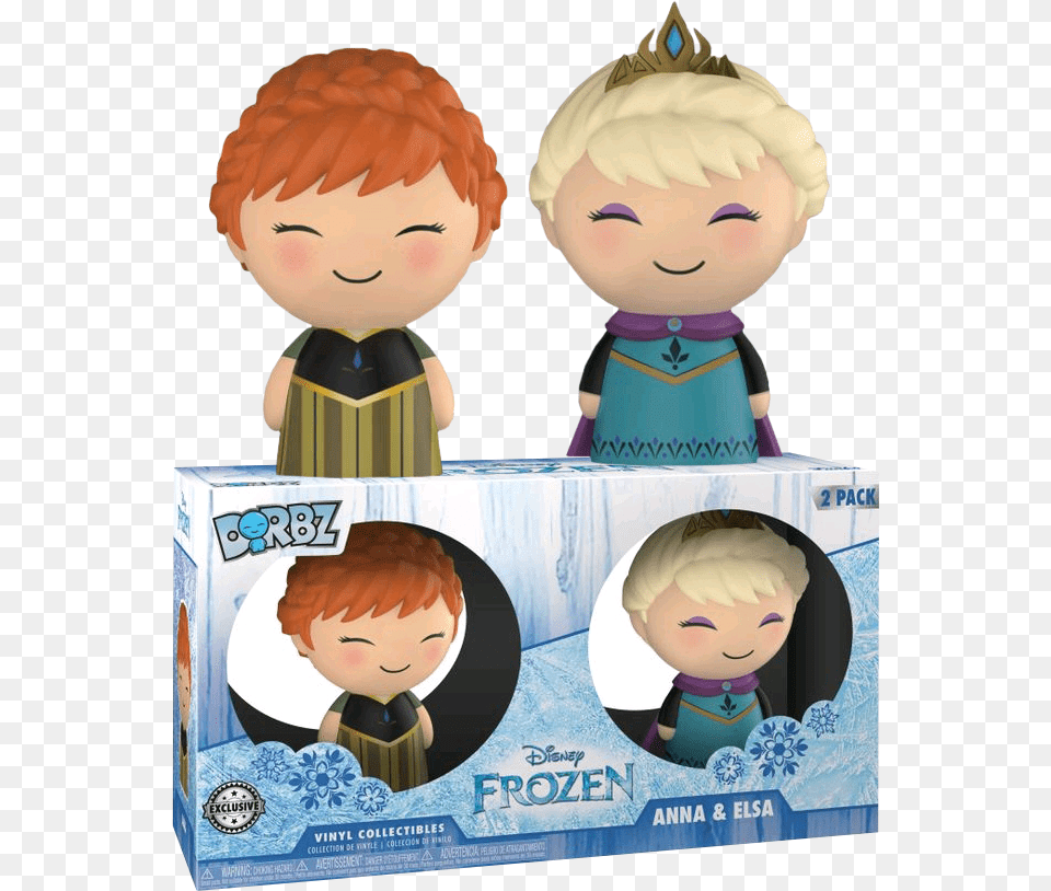 Anna And Elsa Dorbz, Baby, Doll, Face, Head Png