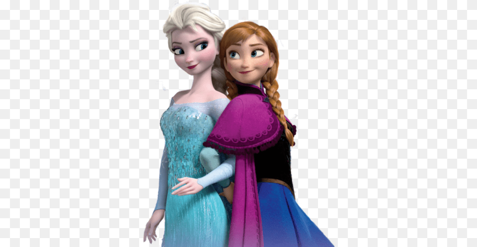 Anna And Elsa Transparent, Toy, Doll, Adult, Person Png Image