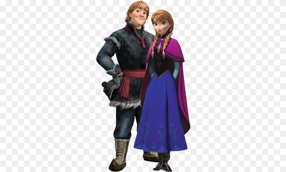 Anna And Kristoff Kristoff And Sven Frozen, Cape, Clothing, Fashion, Adult Free Transparent Png