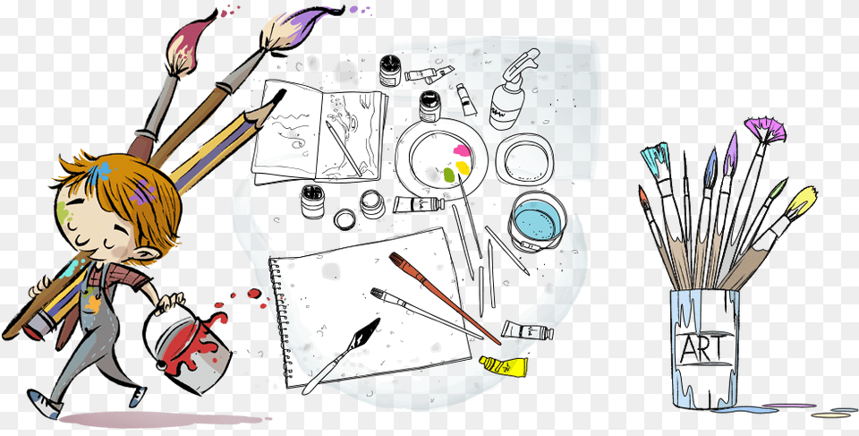 Anna Art Academy Drawing Classes, Book, Publication, Comics, Person Free Transparent Png