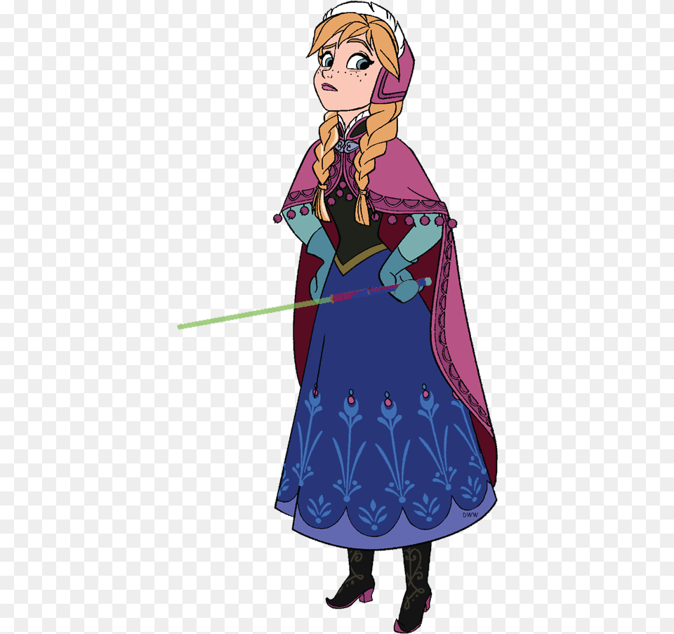Anna Elsa And Anna With Lightsabers, Adult, Person, Female, Woman Png Image