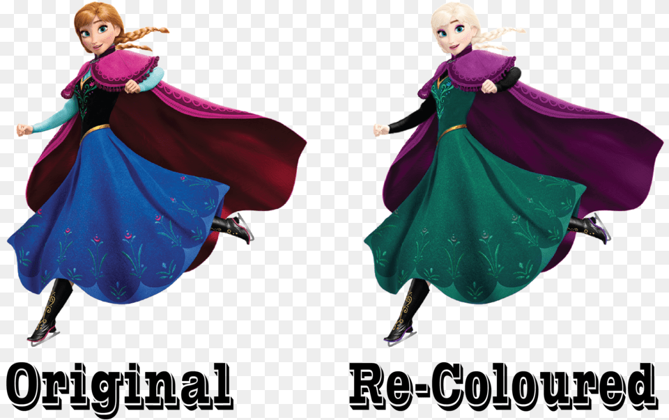 Anna Elsa Frozen Disney Frozen Anna, Baby, Person, Clothing, Cape Free Png Download