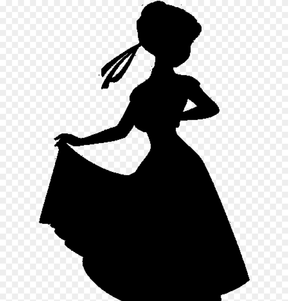 Anna Elsa Frozen Disney Princess Elsa And Anna Silhouette, Gray Png Image